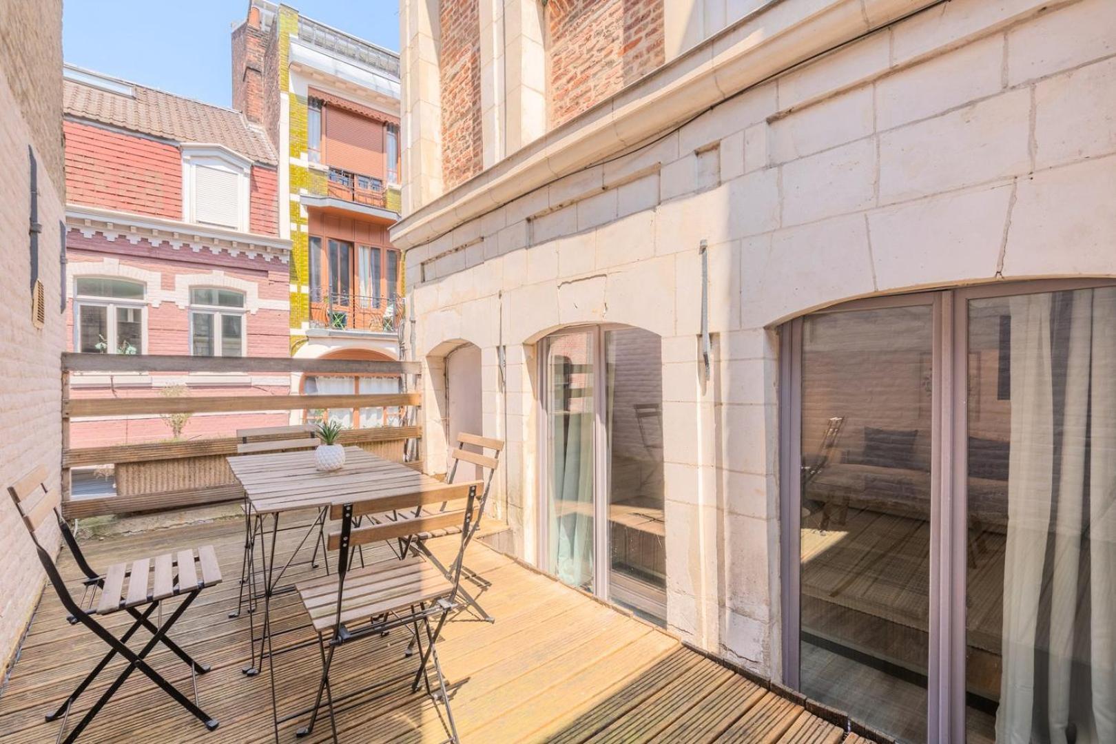 Atypical Triplex Near Grand Place With Terrace Λιλ Εξωτερικό φωτογραφία